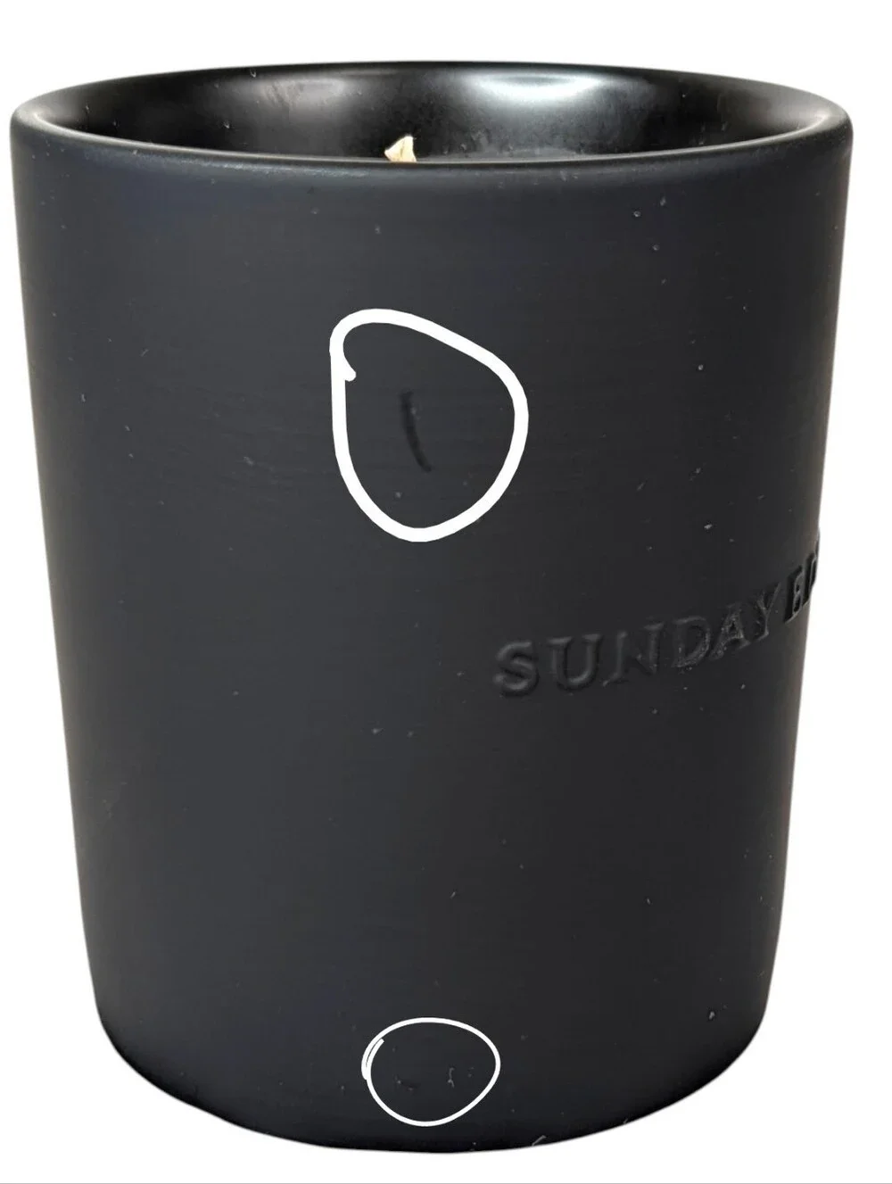 NEW Sunday Edition Candle Ash Scented Coconut Soy Wax 9 oz Handmade Neroli Rose